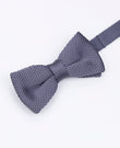 Vlinderdas Grijs Heren in Tricot 