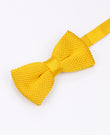Vlinderdas Geel Heren in Tricot 