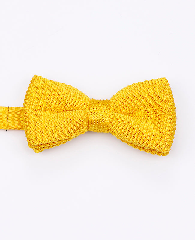 Vlinderdas Geel Heren in Tricot "Léon"
