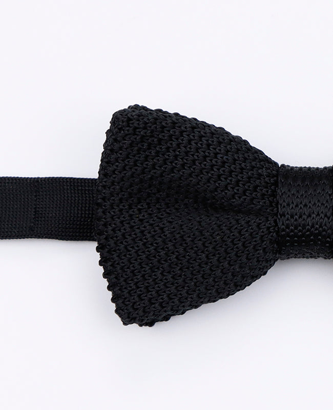 Vlinderdas Zwart Heren in Tricot "Léon"