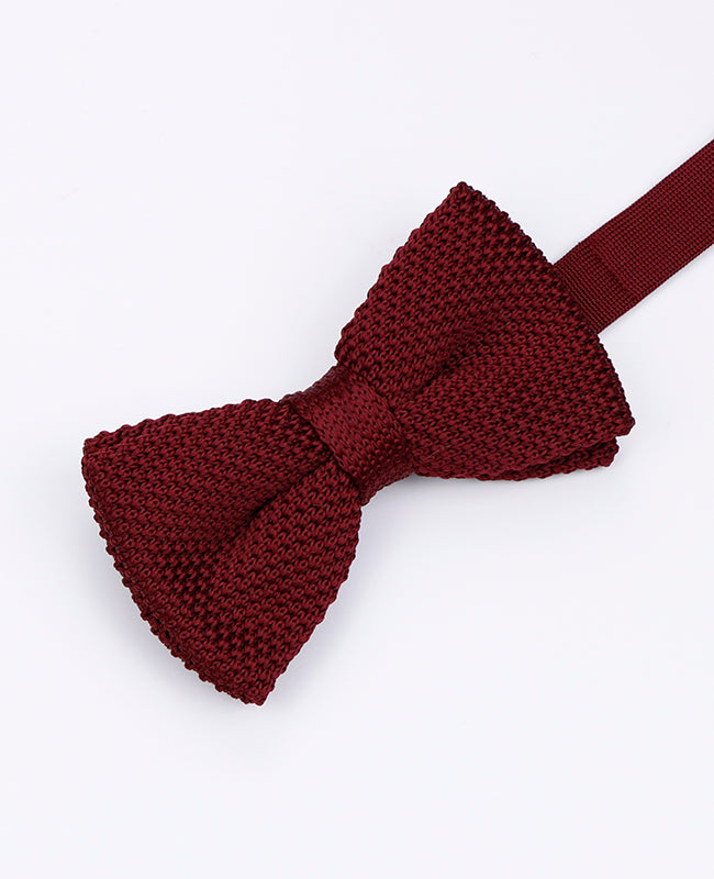 Vlinderdas Rood nr.1 Heren in Tricot "Léon"