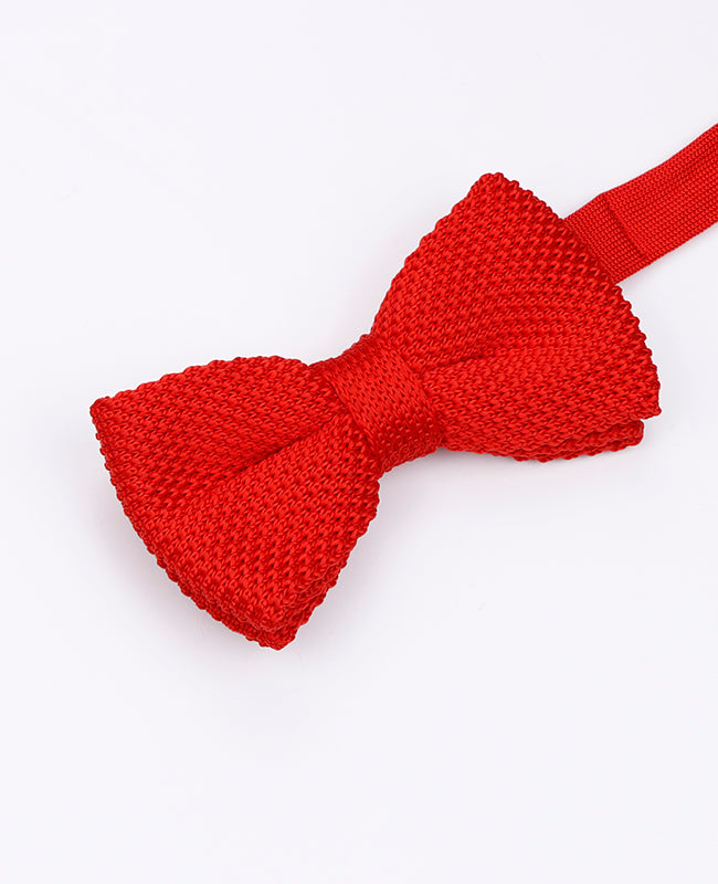Vlinderdas Rood nr.2 Heren in Tricot "Léon"