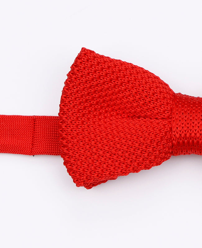 Vlinderdas Rood nr.2 Heren in Tricot "Léon"