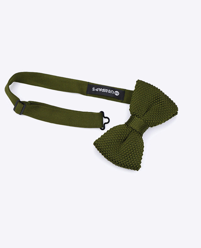 Vlinderdas Groen nr.2 Heren in Tricot "Léon"