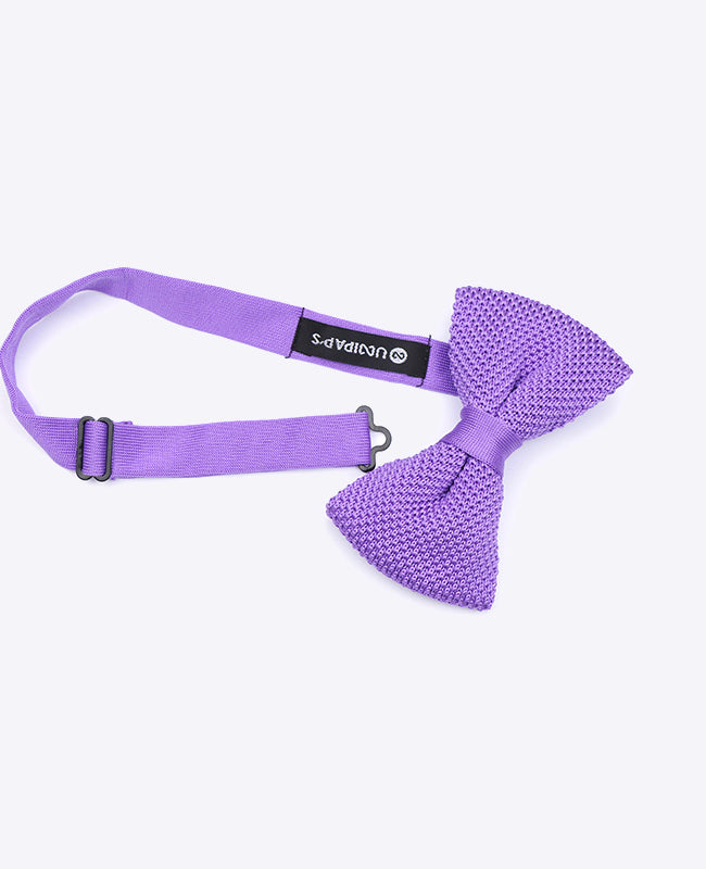 Vlinderdas Paars Heren in Tricot "Léon"