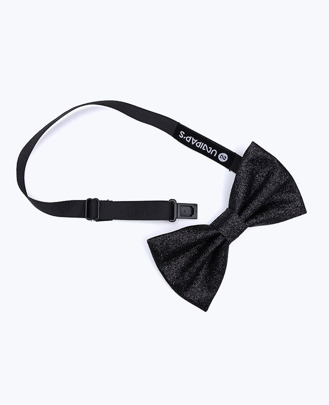 Vlinderdas met Pailletten Zwart nr.1 Heren in Polyester "Olive"