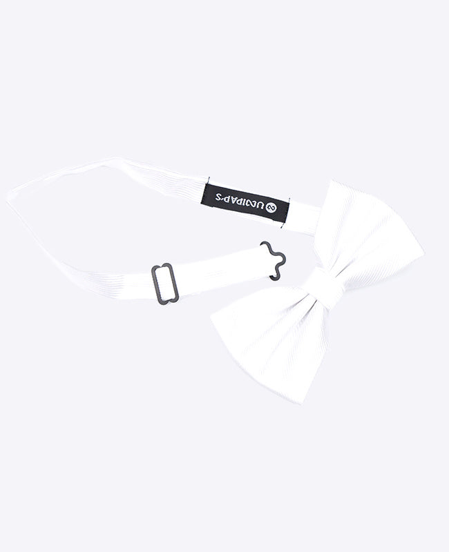 Vlinderdas XL Wit Heren in Polyester | Lucien - Unipap's