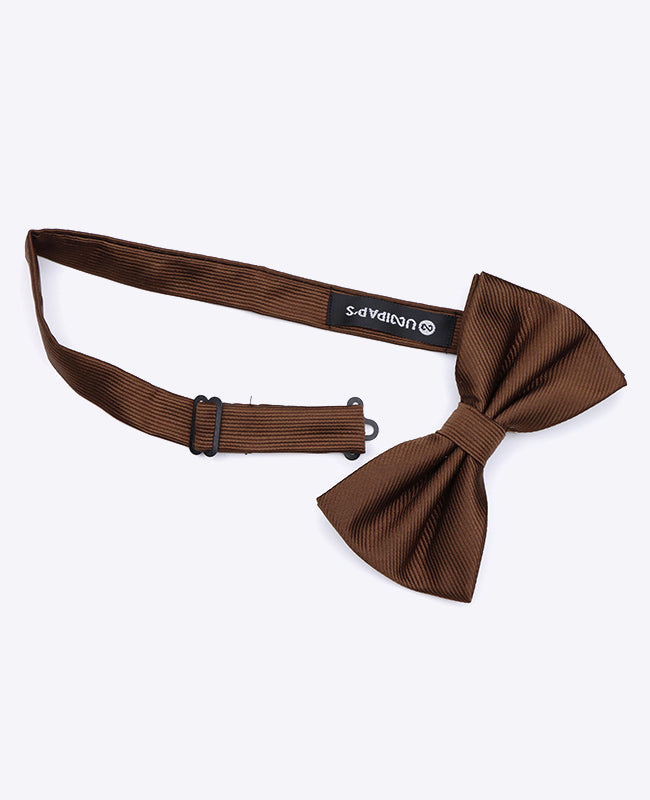 Vlinderdas XL Bruin Heren in Polyester | Lucien - Unipap's