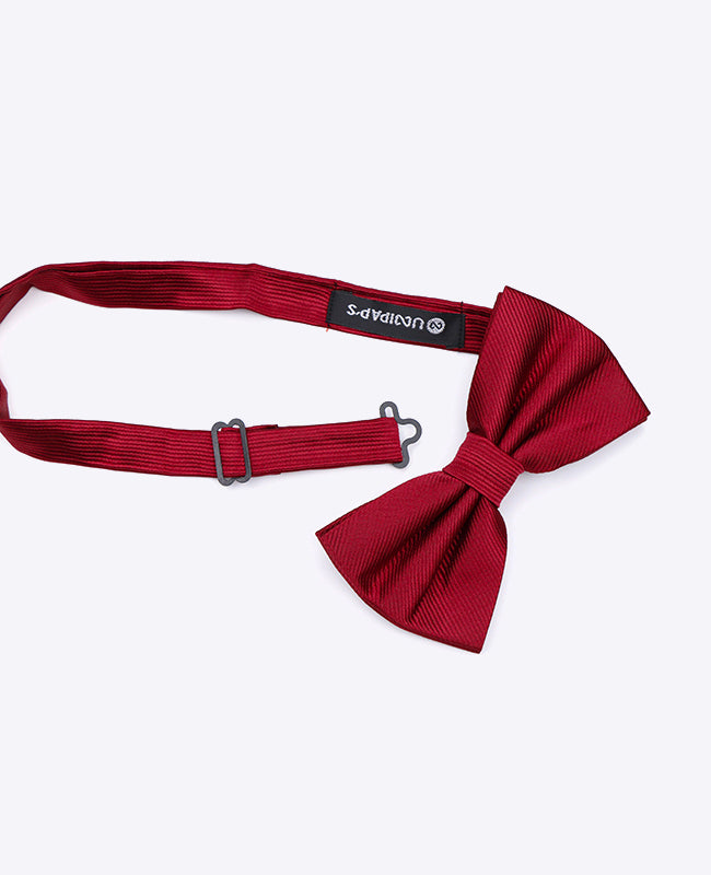 Vlinderdas XL Rood nr.1 Heren in Polyester | Lucien - Unipap's