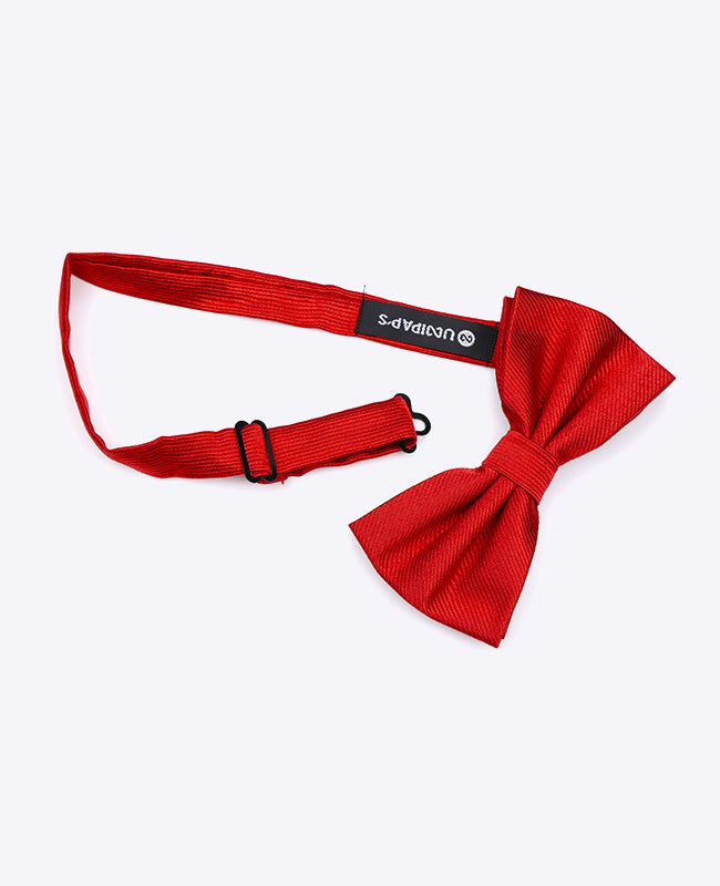 Vlinderdas XL Rood nr.2 Heren in Polyester | Lucien - Unipap's