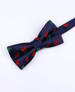 Vlinderdas Kerst Blauw nr.2 Kinderen in Polyester 