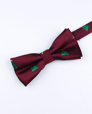 Kerst Vlinderdas Rood nr.1 Kinderen in Polyester 