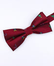 Kerst Vlinderdas Rood nr.2 Heren in Polyester 