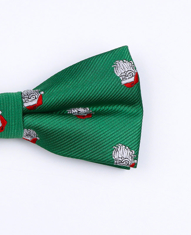 Kerst Vlinderdas Groen nr.1 Kinderen in Polyester "Christmas"