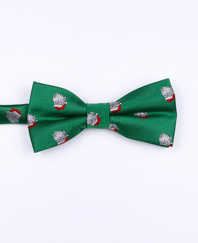 Kerst Vlinderdas Groen nr.1 Kinderen in Polyester "Christmas"