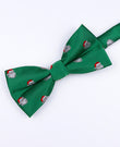 Kerst Vlinderdas Groen nr.1 Heren in Polyester 