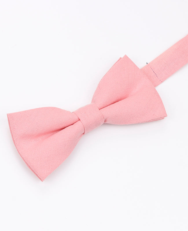 Vlinderdas Roze nr.5 Heren in Katoen "Edgard"