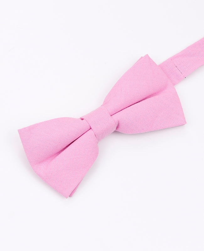 Vlinderdas Roze nr.4 Heren in Katoen "Edgard"