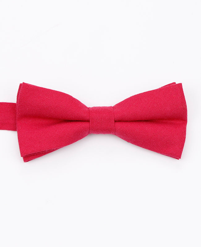 Noeud Papillon Rouge Homme en Coton «Edgard»