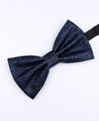Vlinderdas met Blauwe Pailletten nr.4 Heren in Polyester 
