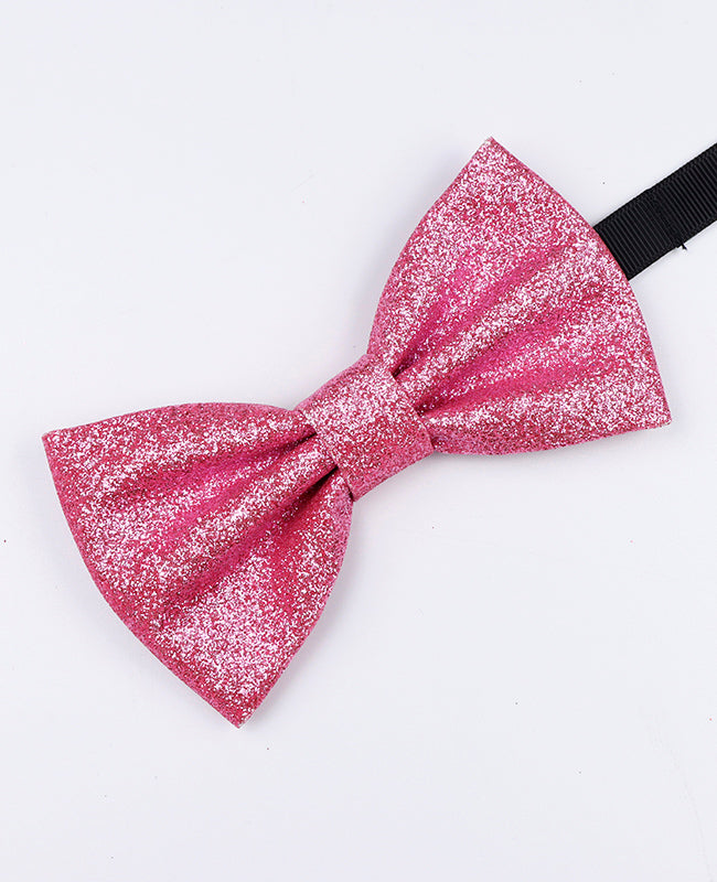 Vlinderdas met Pailletten Roze nr.2 Heren in Polyester "Olive"