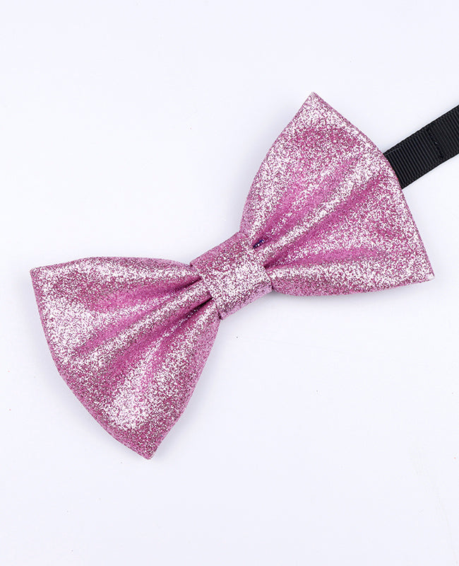 Vlinderdas met Pailletten Roze nr.3 Heren in Polyester "Olive"