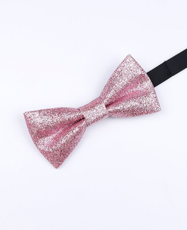 Vlinderdas met Pailletten Roze nr.5 Kinderen in Polyester "Olive"