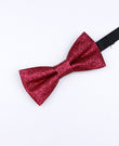 Vlinderdas met Pailletten Rood nr.1 Kinderen in Polyester 