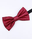 Vlinderdas met Pailletten Rood nr.1 Heren in Polyester 