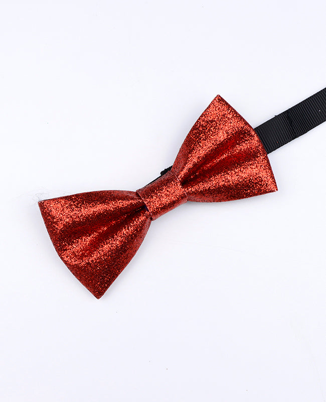 Vlinderdas met Pailletten Rood nr.2 Kinderen in Polyester "Olive"