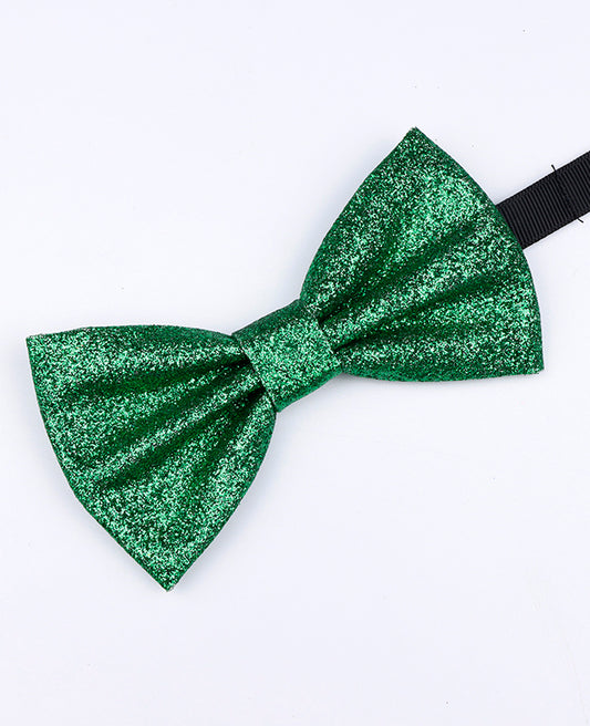 Noeud Papillon à Paillette Vert n°1 Homme en Polyester «Olive»