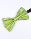 Vlinderdas met Pailletten Groen nr.3 Heren in Polyester 