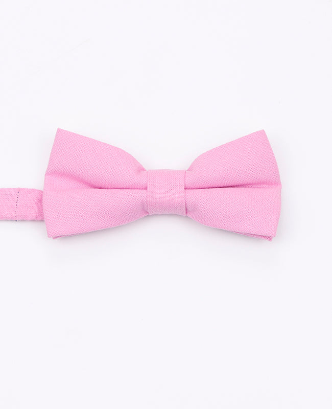 Noeud Papillon Rose n°4 Enfant en Coton «Edgard»