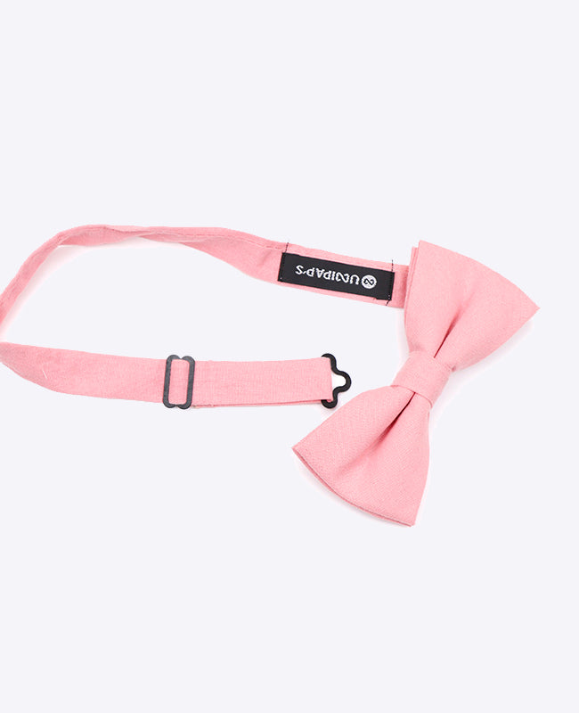 Vlinderdas Roze nr.5 Heren in Katoen "Edgard"