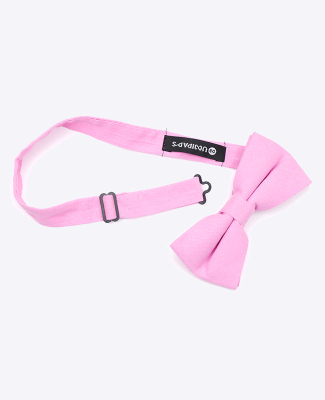 Vlinderdas Roze nr.4 Heren in Katoen "Edgard"
