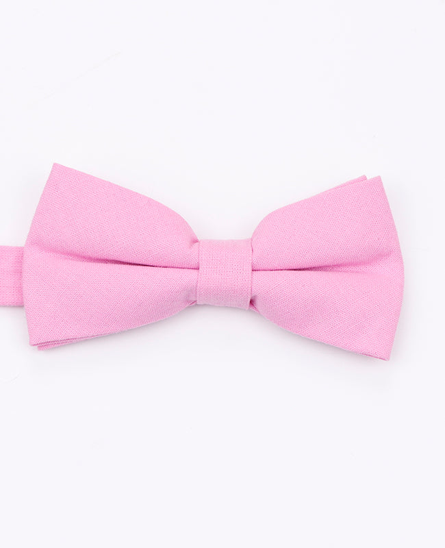Vlinderdas Roze nr.4 Heren in Katoen "Edgard"