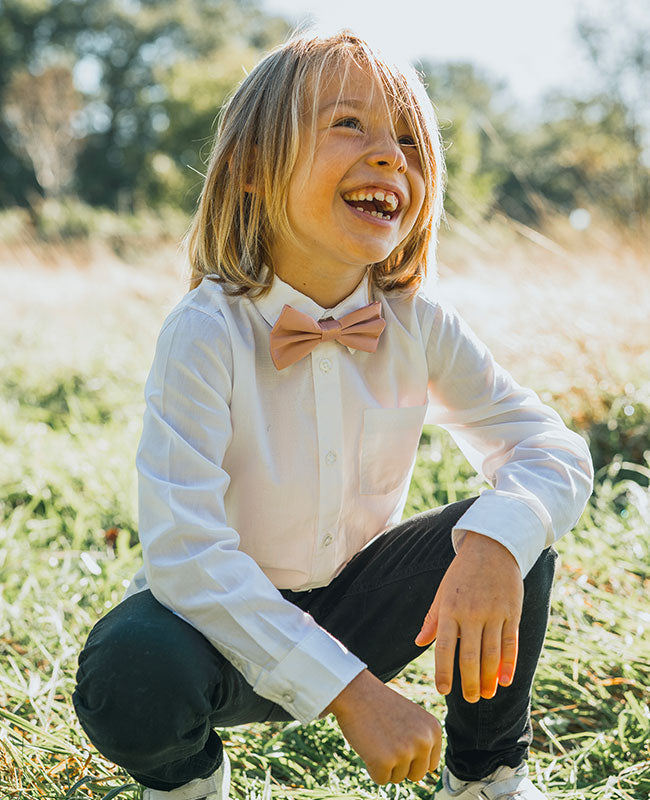 Vlinderdas Roze nr.4 Kinderen in Polyester "Anatole"