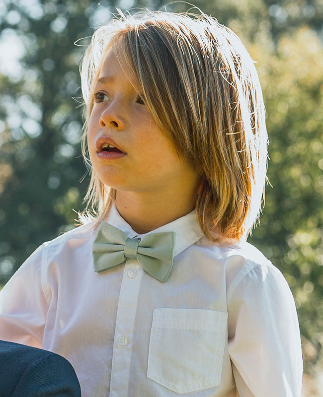 Vlinderdas Groen nr.1 Kinderen in Polyester "Anatole"