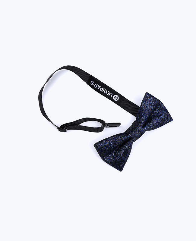 Vlinderdas Met Pailletten Blauw nr.4 Kinderen in Polyester "Olive"