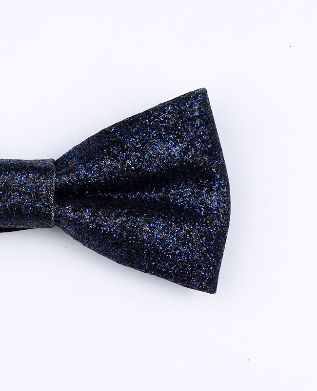 Vlinderdas Met Pailletten Blauw nr.4 Kinderen in Polyester "Olive"