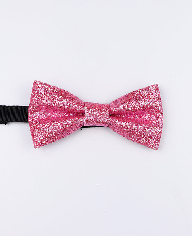 Vlinderdas Met Pailletten Roze nr.2 Kinderen in Polyester "Olive"