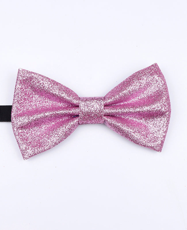 Vlinderdas Met Pailletten Roze nr.3 Heren in Polyester "Olive"
