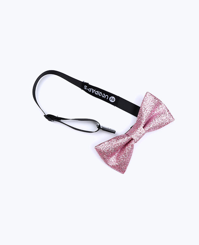 Vlinderdas Met Pailletten Roze nr. 5 Kinderen in Polyester "Olive"