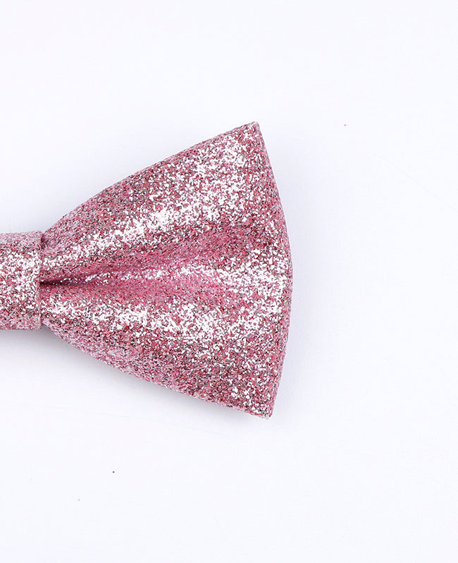 Vlinderdas Met Pailletten Roze nr. 5 Kinderen in Polyester "Olive"