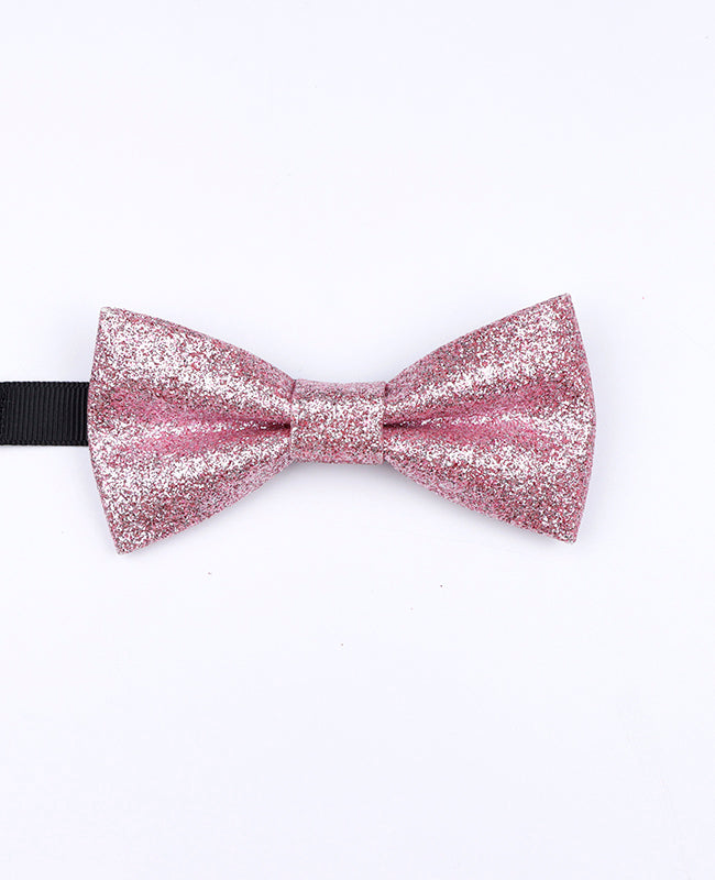 Vlinderdas Met Pailletten Roze nr. 5 Kinderen in Polyester "Olive"