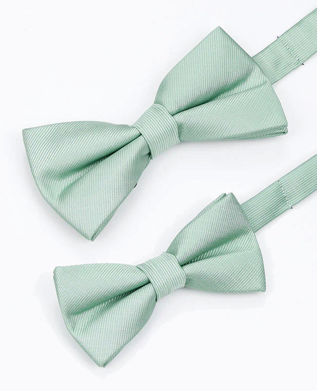 Vlinderdassen Groen nr.1 Vader & Zoon in Polyester "Lucien"