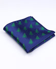 Kerst Pochet Blauw nr.1 in Polyester 