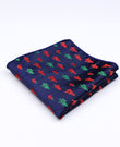 Pochet Kerst Blauw nr.2 in Polyester 
