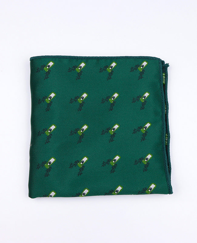Pochet Kerst Groen nr.2 in Polyester "Christmas"