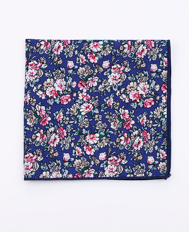 Pochet Liberty Blauw nr.10 in Katoen | Gaspard - Unipap's